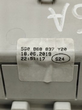 фото thumb №14, Volkswagen golf vii 7 лампа стеля 5g0868837