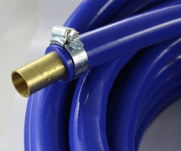 MDC Wąż przewód SILIKONOWY 20mm woda wody podciśnienie Turbo NIEBIESKI