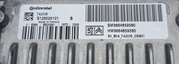 фото thumb №5, Оригинал psa компьютер блок управления 9664859580