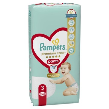 Подгузники Pampers Premium Care 3 48 шт 6-11 кг.