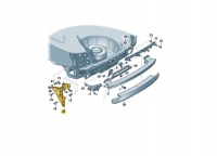 фото thumb №12, Направляющая бампер правый задняя audi a3 8p 8p4807378b