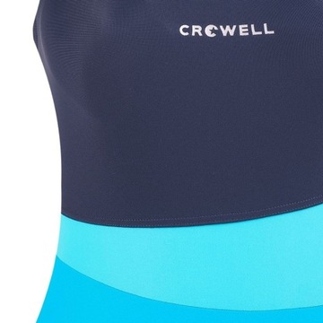 Kostium kąpielowy damski Crowell Lola kol.02 granatowo-niebieski 36