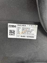 фото thumb №7, Tesla model y бампер задняя задний