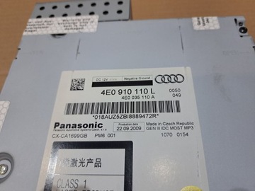 CD-чейнджер AUDI Q7 4L Лифт 4E0910110L 4E0035110A