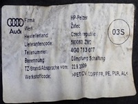 фото thumb №9, Ручка чехол выборщик передач трос 4g1713041ak audi a6 c7 a7 4g 3.0tdi 15r