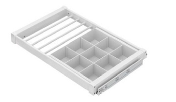 Ящик для брюк с Blum White 80 отсеками