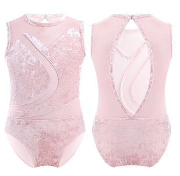 Premium Body Gymnastics Ballet Acrobatics Велюр Розовый 158/164