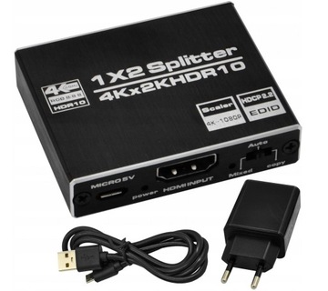 РАЗДЕЛИТЕЛЬ HDMI 2.0 1x2 4K UHD HDCP 2.2 Разветвитель