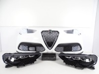 Купити Бампер перед передній alfa romeo stelvio + ліхтарі  правий ліва full led, фото thumb