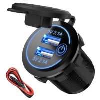 фото thumb №1, Разъём usb do автомобиля 12v/24v с переключателем