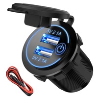 фото thumb №1, Роз'єм usb do автомобіля 12v/24v з перемикачем