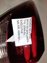 фото thumb №8, Honda hr-v 2015 левая сторона лампы задние