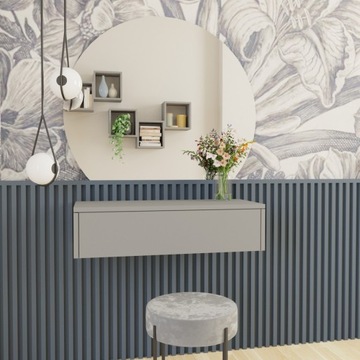 OLIWIA Подвесной шкаф 50см MATTE GREY Серый стол