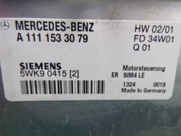 фото thumb №12, Mercedes w203 2.0 комп'ютер блок керування двигуна a1111533079
