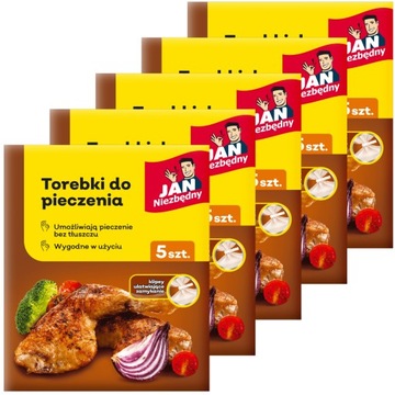 JAN NIEZBĘDNY TOREBKI DO PIECZENIA MIĘSA 25X38 X25