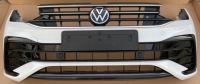 Купити Бампер vw tiguan allspace рестайлінг  r-line w kolr lok1 l0k1 pdcx6 камера джгут, фото thumb