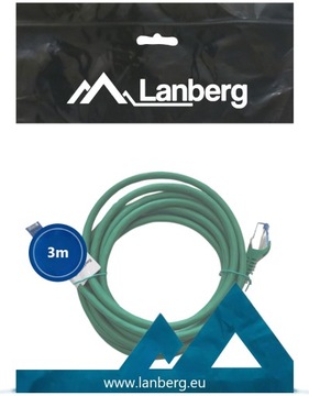 Кабельная локальная локальная лан RJ45 CCA Ethernet Cat. 6A Cat S/FTP 3M Lanberg