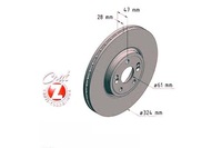 фото thumb №1, Zimmermann гальмівні диски гальмівні 2szt renault espace iv