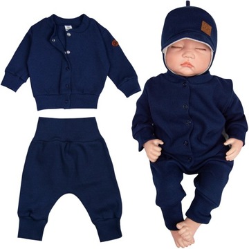BABY SET спортивный костюм спортивный костюм RIBBON темно-синий 56