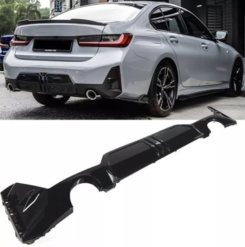 фото thumb №10, Диффузор заднего бампера для bmw g20 g21 m sport lci рестайлинг m performance