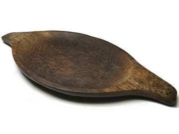 Taca Tacka Patera Drewno Kokosowe Rękodzieło 40cm