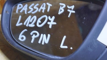 фото thumb №11, Дзеркало ліві vw passat b7 6 pin lb9a