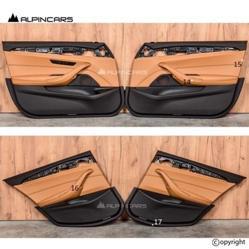 фото thumb №8, Bmw g30 обивка сиденья средство individual caramel