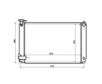 фото thumb №1, Радиатор wody lexus rx330/350 04- 1604120352 nowa