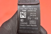 Купити Ремінь безпеки праві перед натягувач європа  5j0857702b skoda roomster 1 1, фото thumb