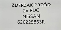 фото thumb №9, Новый оригинальный бампер перед передний nissan nv400 2x pdc - 620225863r