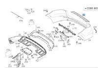 Молдинг хромированная бампера mercedes gle ml Цена, фото thumb