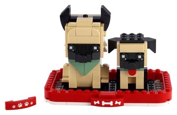 LEGO 40440 BrickHeadz — Немецкая овчарка