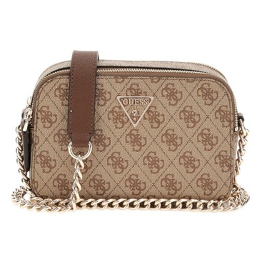 ЖЕНСКАЯ СУМКА GUESS NOELLE CROSSBODY CAMERA LATTE
