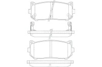 фото thumb №1, Lpr гальмівні колодки гальмівні kia carens i 1.8 i fc