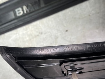 фото thumb №7, Планки накладки пороговые комплект левая правая перед зад bmw f11