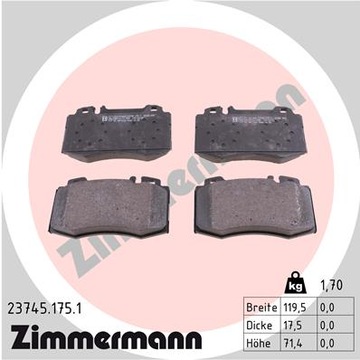 фото thumb №3, Диски i тормозные колодки перед zimmermann mercedesbenz