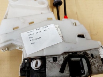 фото thumb №8, Fiat 500x 500 x замок дверь правый зад задний 8 pin 5203206800