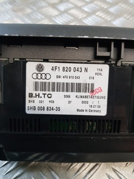 фото thumb №9, Панель воздуховод кондиционера 4f1820043n audi a6 c6 05r-