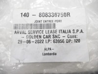 фото thumb №7, Прокладка дверь левый перед renault espace v оригинальный номер 808336750r