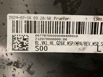 фото thumb №10, Bmw 4 g26 m набор планка бампера зад левая оригинал.