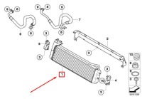 фото thumb №6, Радіатор масла двигуна bmw 5 e60 17222282499 2282499 оригінальна