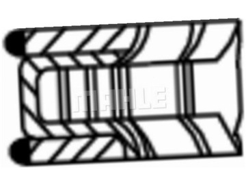 фото thumb №2, Кільця поршневі mercedes клас e w211 2.6 3.2 vf210 2.8