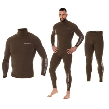 Męska bielizna termoaktywna Brubeck Ranger Wool XXL ciepła odzież