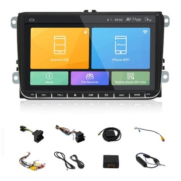 РАДИО 2 DIN ANDROID VW GOLF PASSAT SKODA SEAT