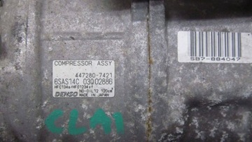 фото thumb №5, Mercedes gla w156 1.6 компрессор кондиционера 447280-7421