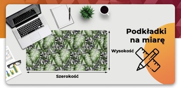 Do pokoju mata podkładka na biurko Liść Monstera