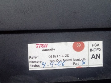 фото thumb №7, Citroen c4 grand picasso i решітка повітропровід рамка радіо 96821139zd