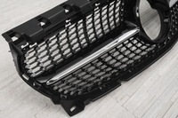 фото thumb №9, Mercedes cla w117 2017-2019 po фейслифтинг решётка радиатора diamond чёрный