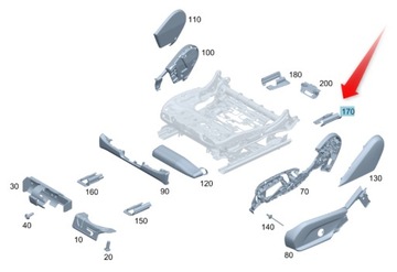 фото thumb №1, Защита направляющей сиденья mercedes e w213 правый zew