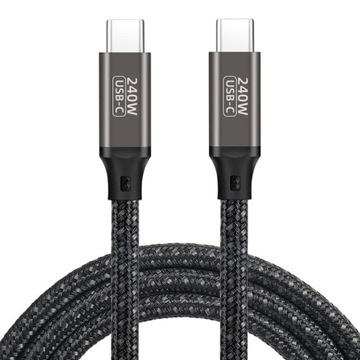 Кабель USB-C-USB-C 240 Вт PD 3.1 USB C 0,5 м